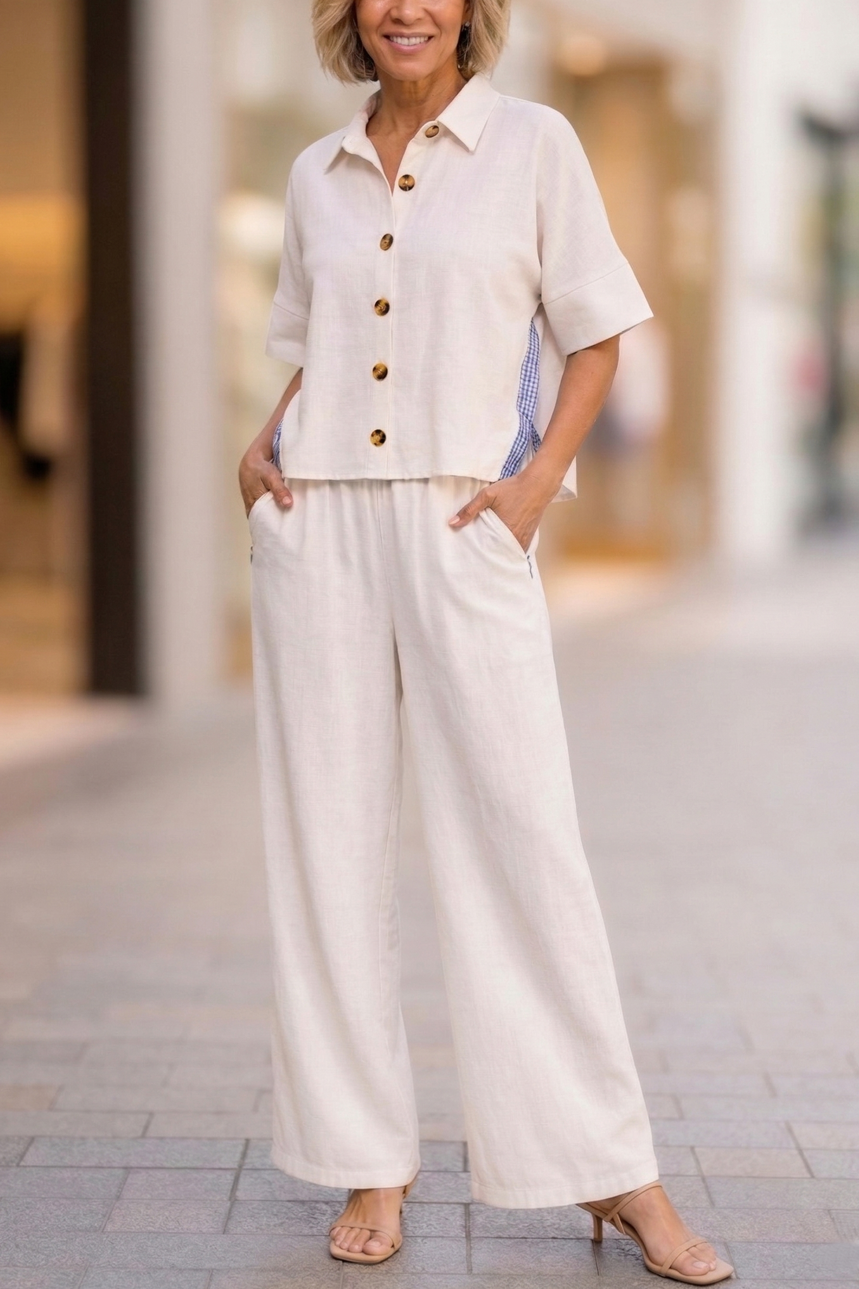 New Arrivals🔥 Cozy Loose-fit Cotton Linen Two-piece Set