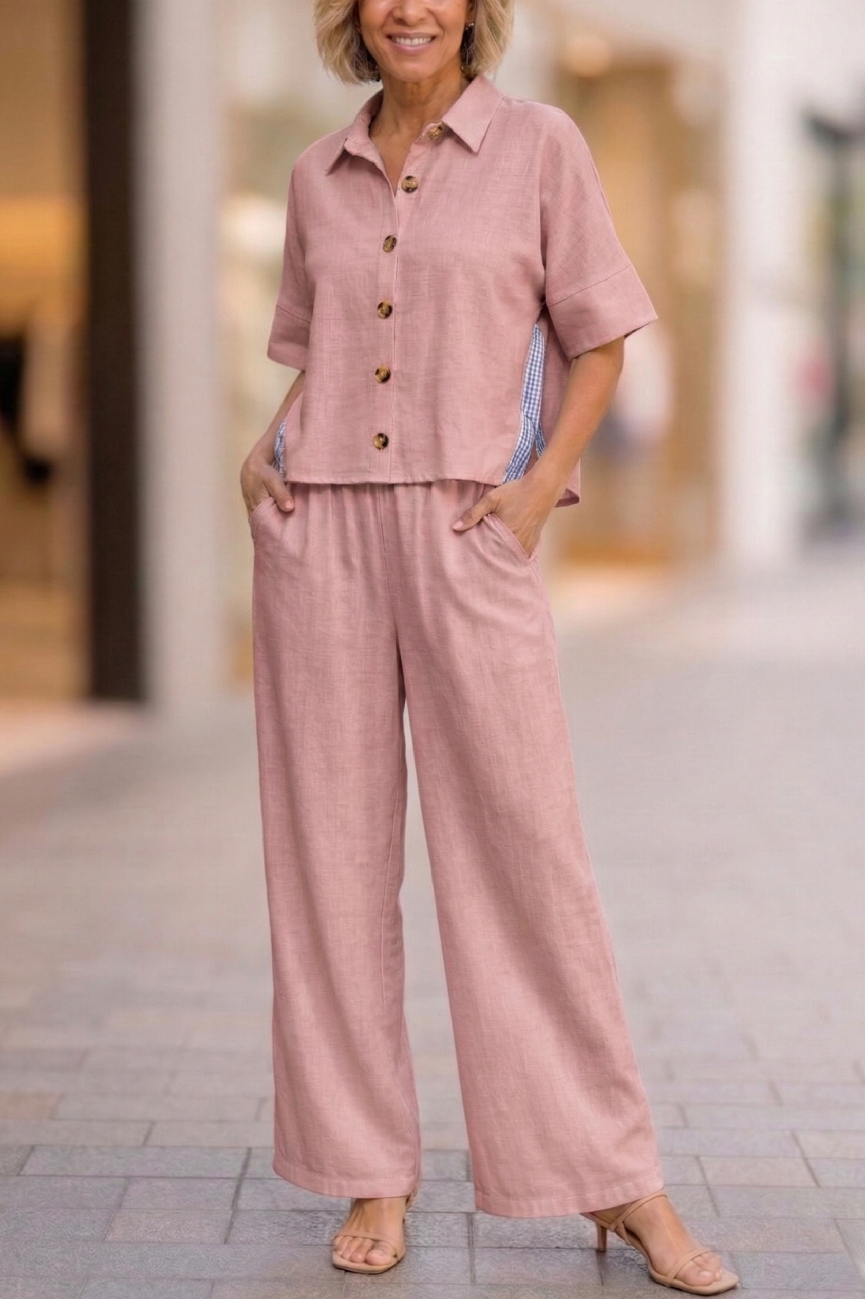 New Arrivals🔥 Cozy Loose-fit Cotton Linen Two-piece Set