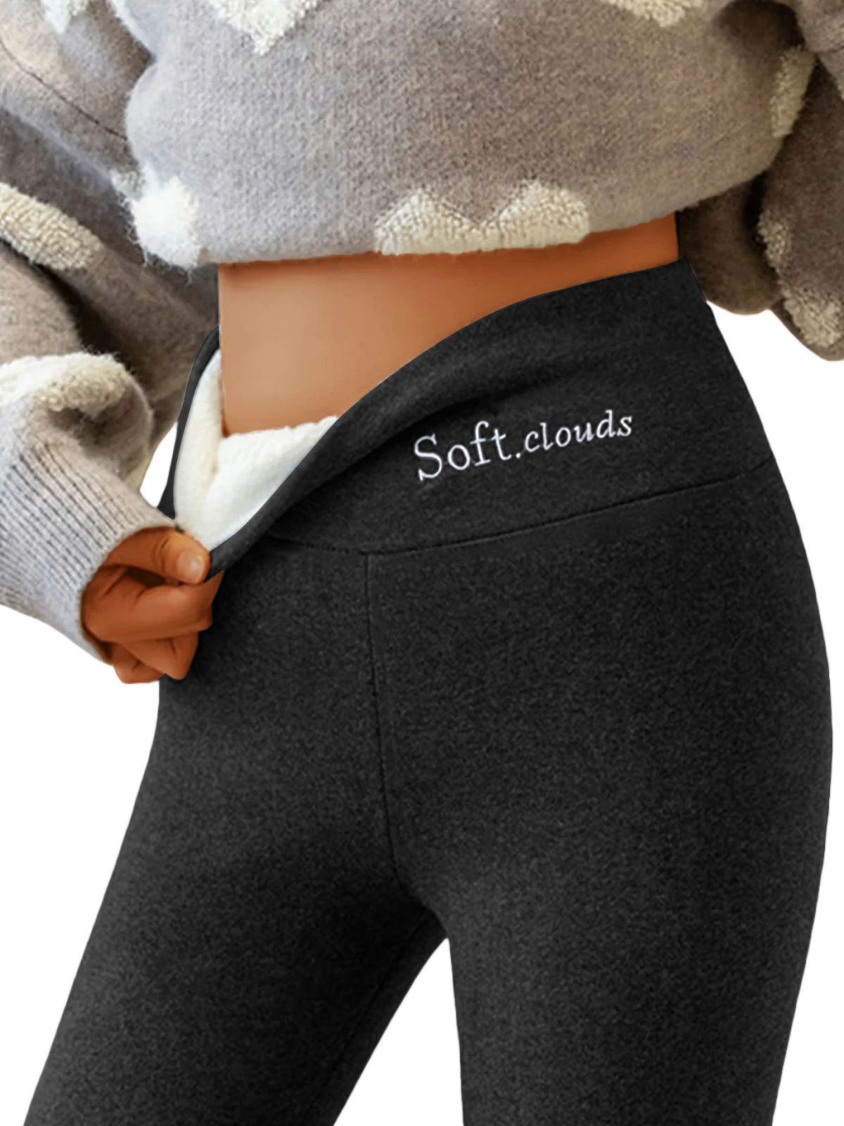 Frauen können von diesen gemütlichen Kaschmir-Leggings einfach nicht genug bekommen-deurabatt