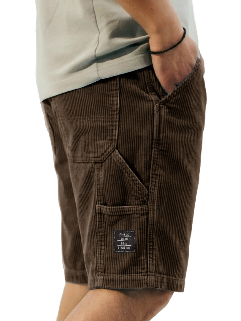 Herren modische lockere Cargo-Shorts mit mehreren Taschen-ZierMode