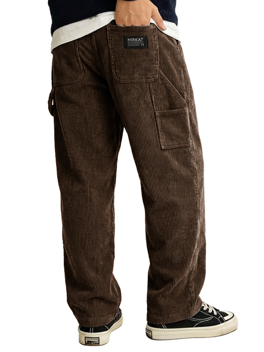 Lässige Herrenhose mit mehreren Taschen-deurabatt