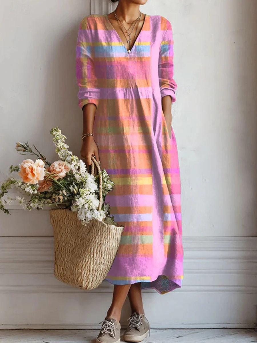 Künstlerisches Kleid mit entspannter Eleganz-ZierMode