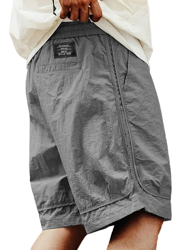 Herrenmode Retro Outdoor Arbeitskleidung Sport Besticktes Logo Taschen Shorts-ZierMode