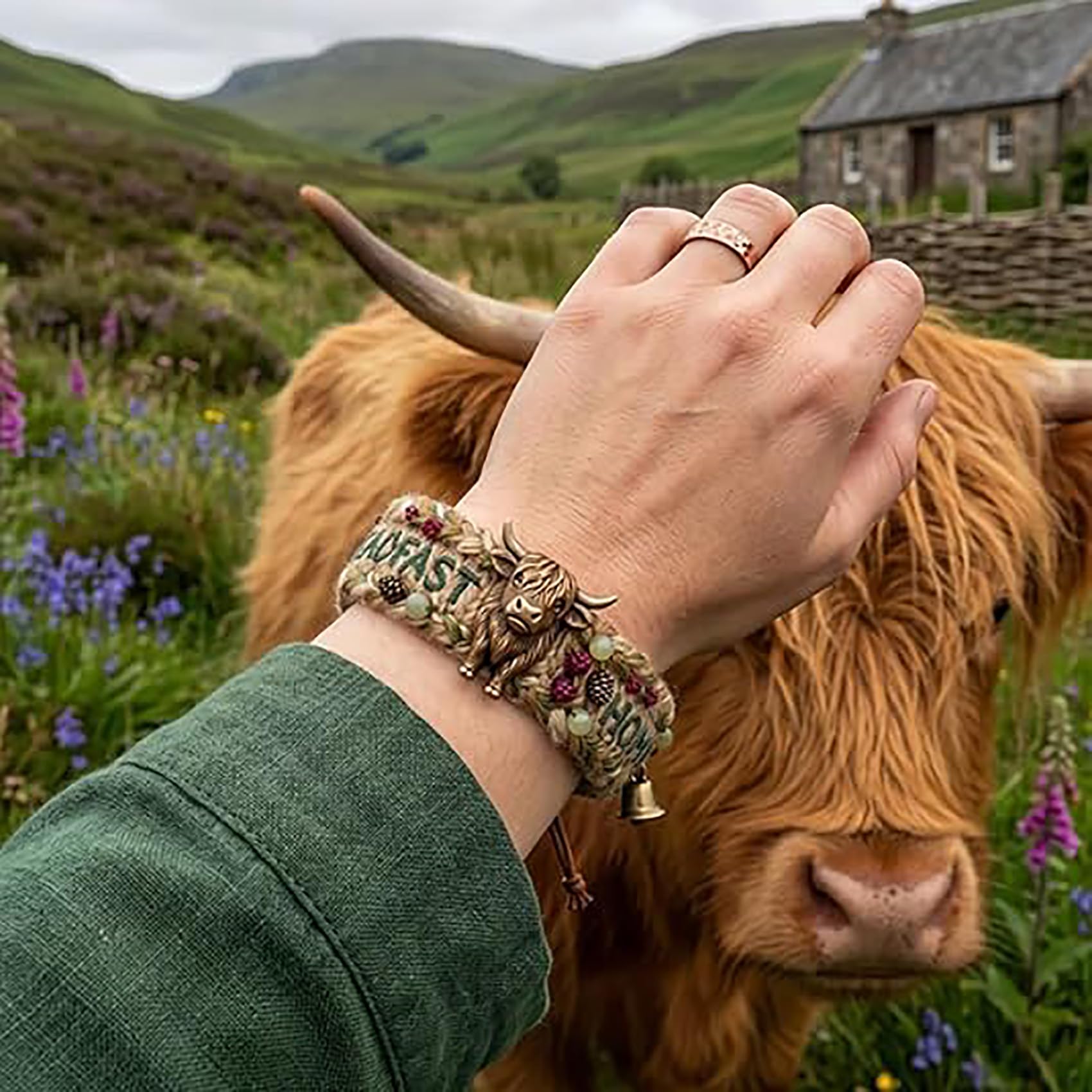 Weaving a bracelet