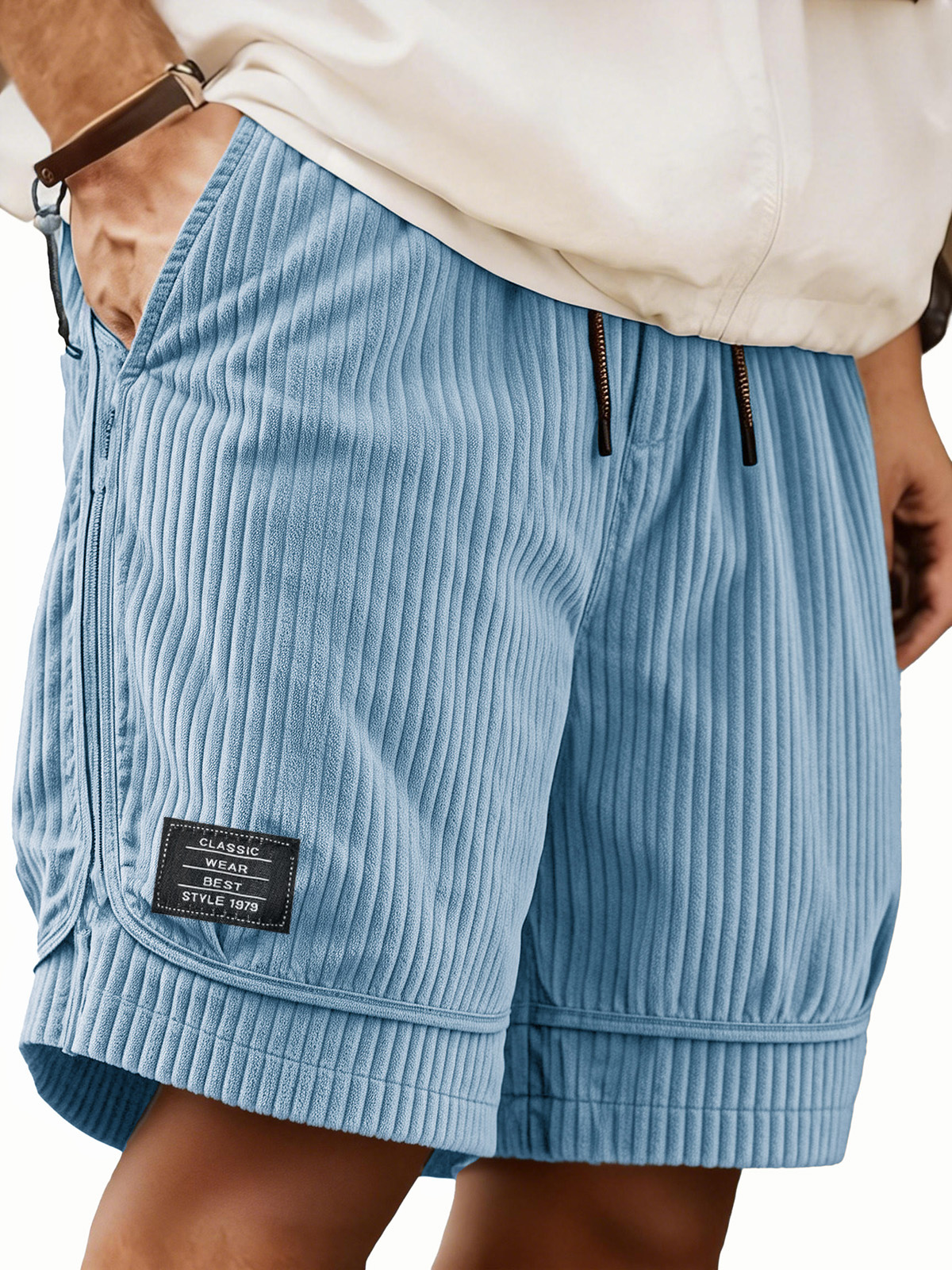Herren Mode Lockere Tasche Besticktes Logo Shorts-ZierMode