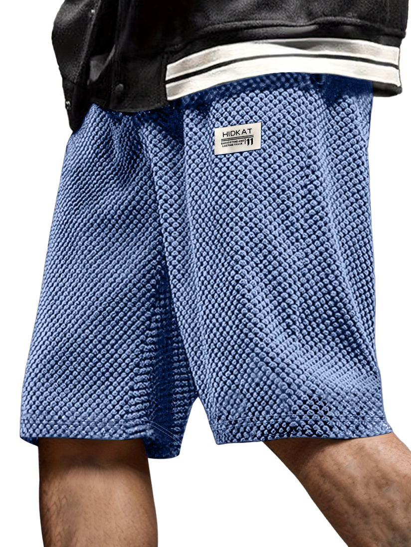 Herren Retro Freizeit Bestickte Logo Corduroy Shorts-ZierMode