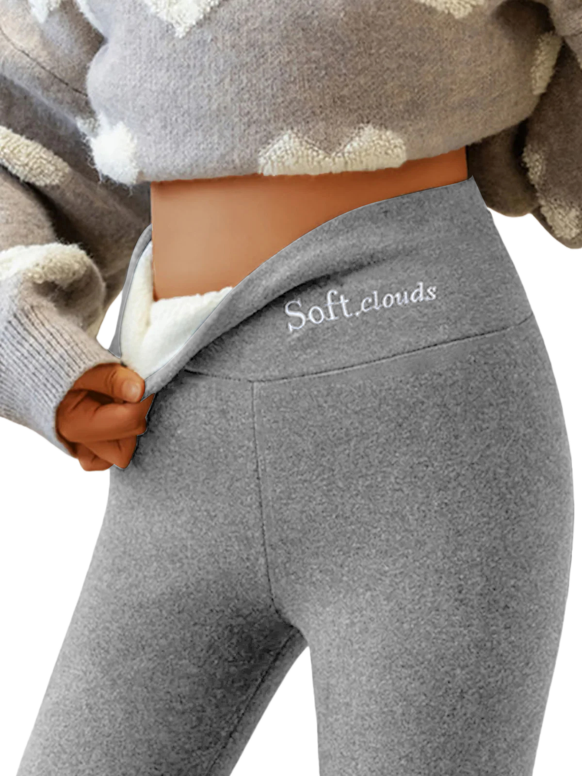 Frauen können von diesen gemütlichen Kaschmir-Leggings einfach nicht genug bekommen-deurabatt