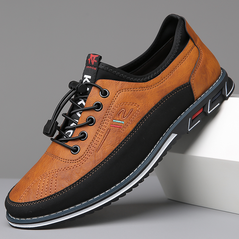 Herrenmode Kalbsleder Schuhe-deurabatt
