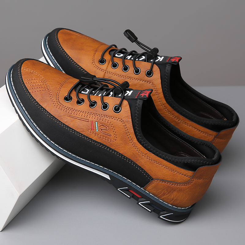 Herrenmode Kalbsleder Schuhe-deurabatt