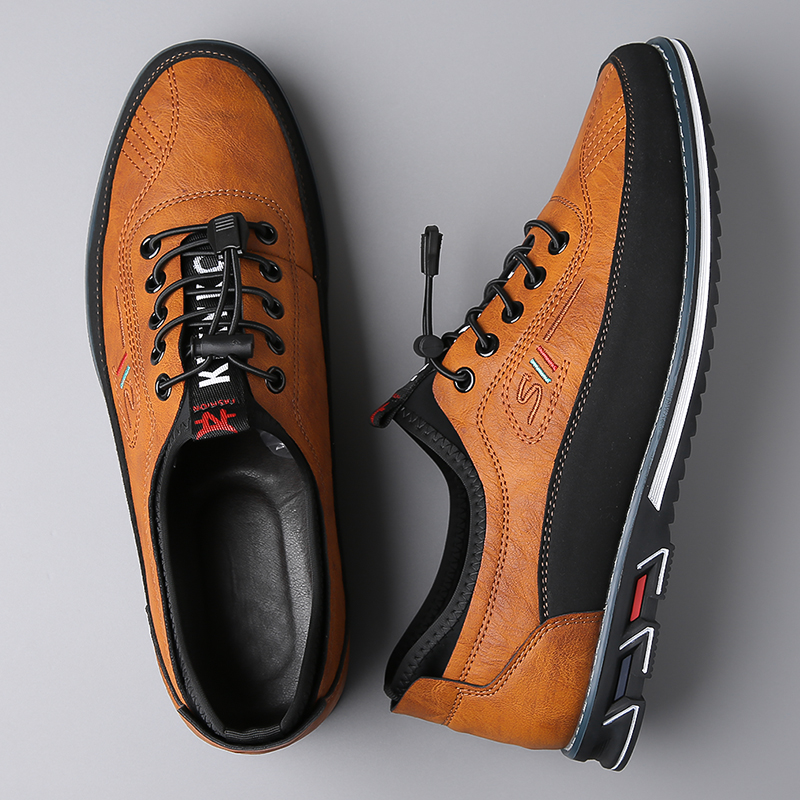 Herrenmode Kalbsleder Schuhe-deurabatt