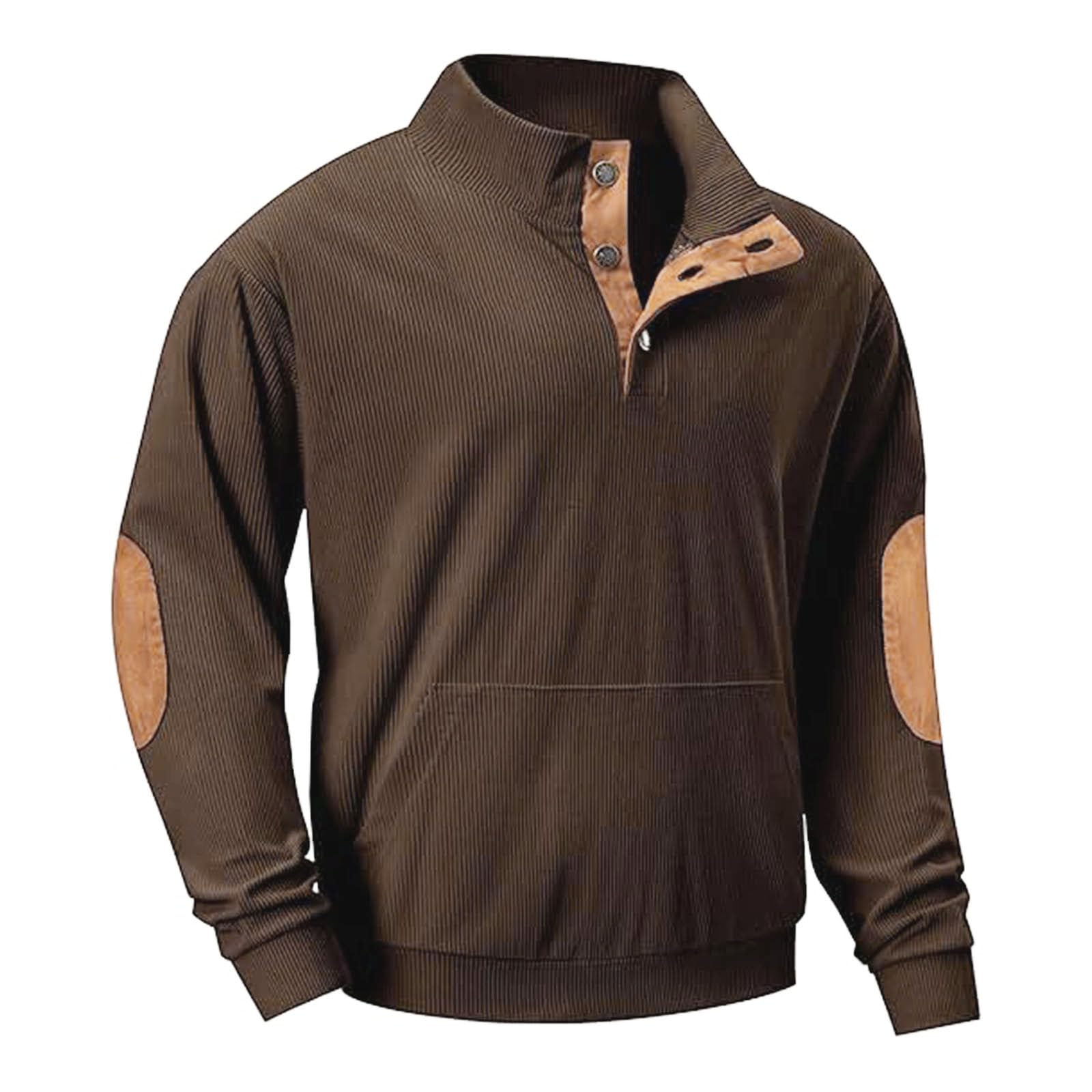 🔥Herbst-Vorverkauf🔥Lässiger Pullover mit langen Ärmeln und Stehkragen für Herren-deurabatt