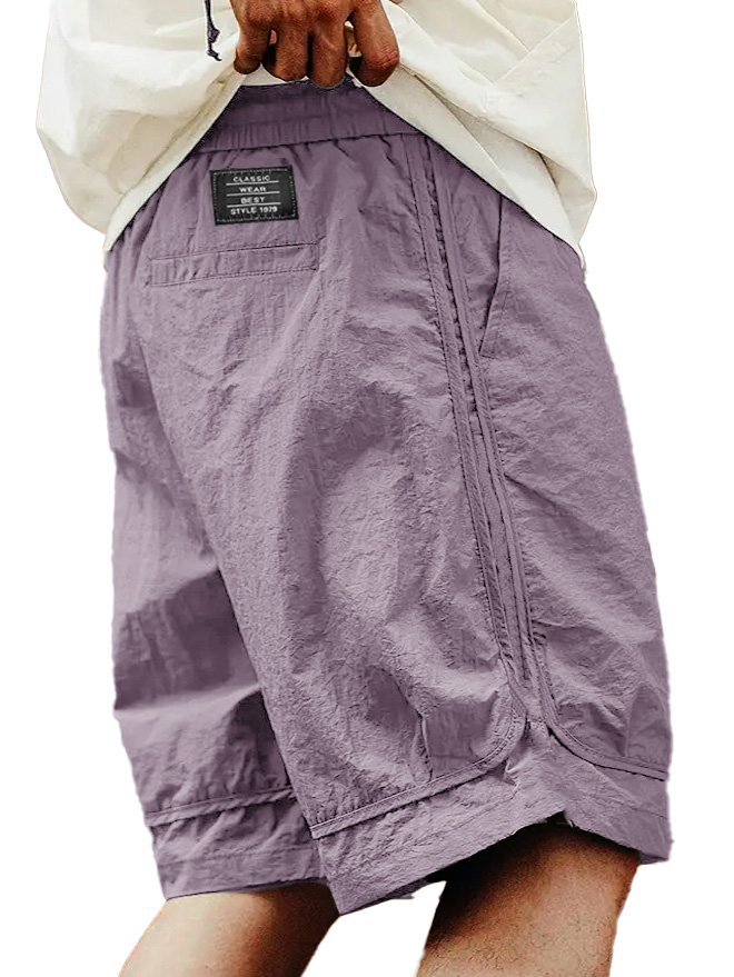 Herrenmode Retro Outdoor Arbeitskleidung Sport Besticktes Logo Taschen Shorts-ZierMode