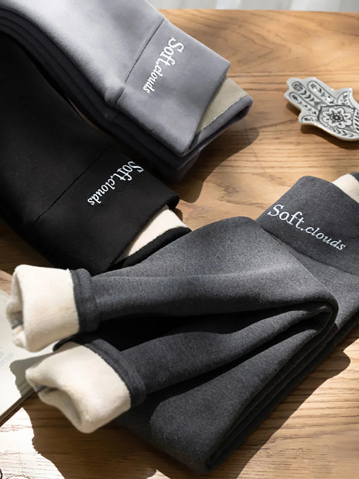 Frauen können von diesen gemütlichen Kaschmir-Leggings einfach nicht genug bekommen-deurabatt