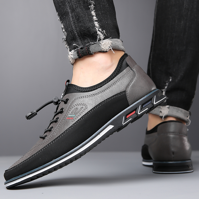 Herrenmode Kalbsleder Schuhe-deurabatt