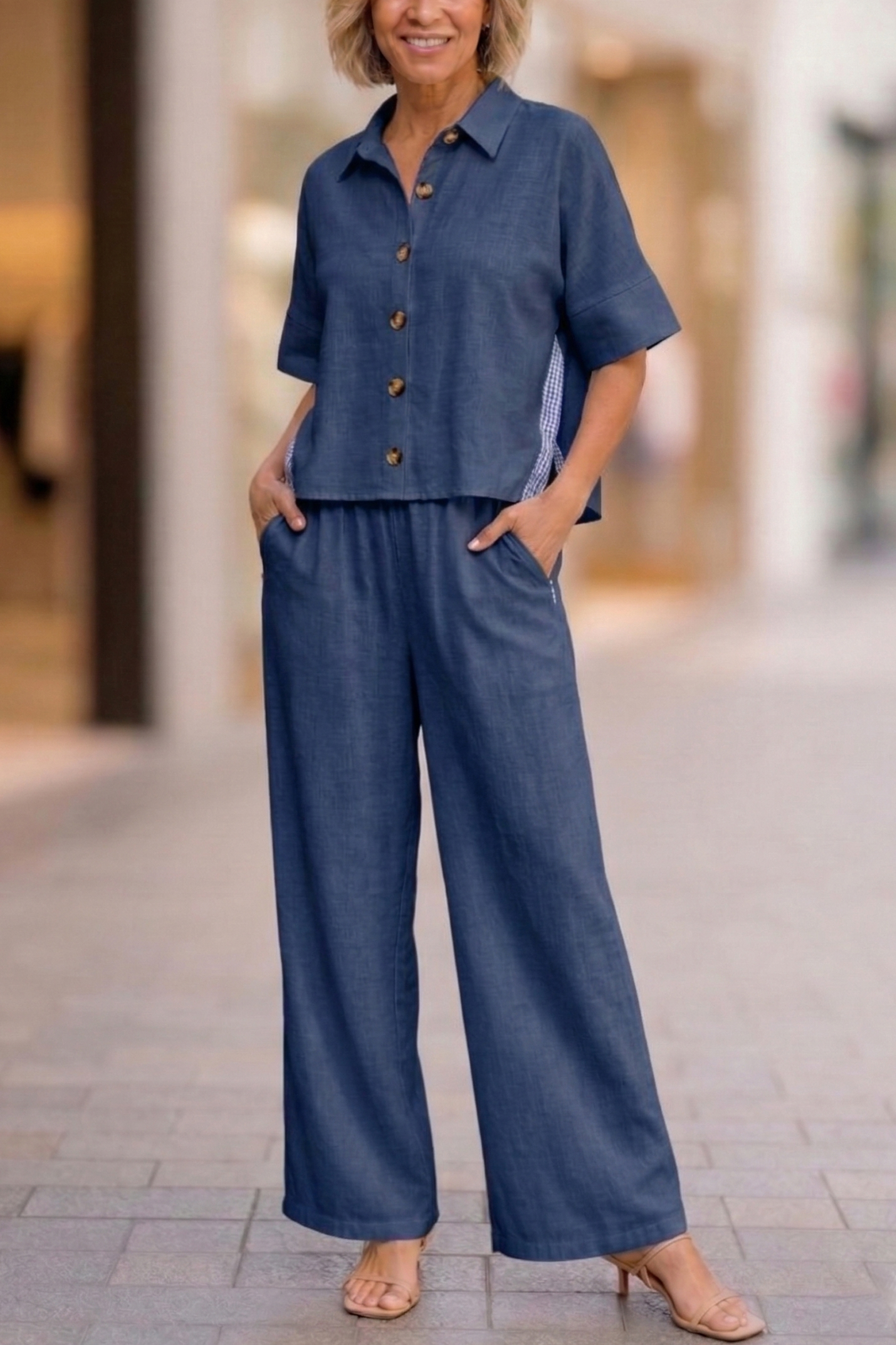 New Arrivals🔥 Cozy Loose-fit Cotton Linen Two-piece Set