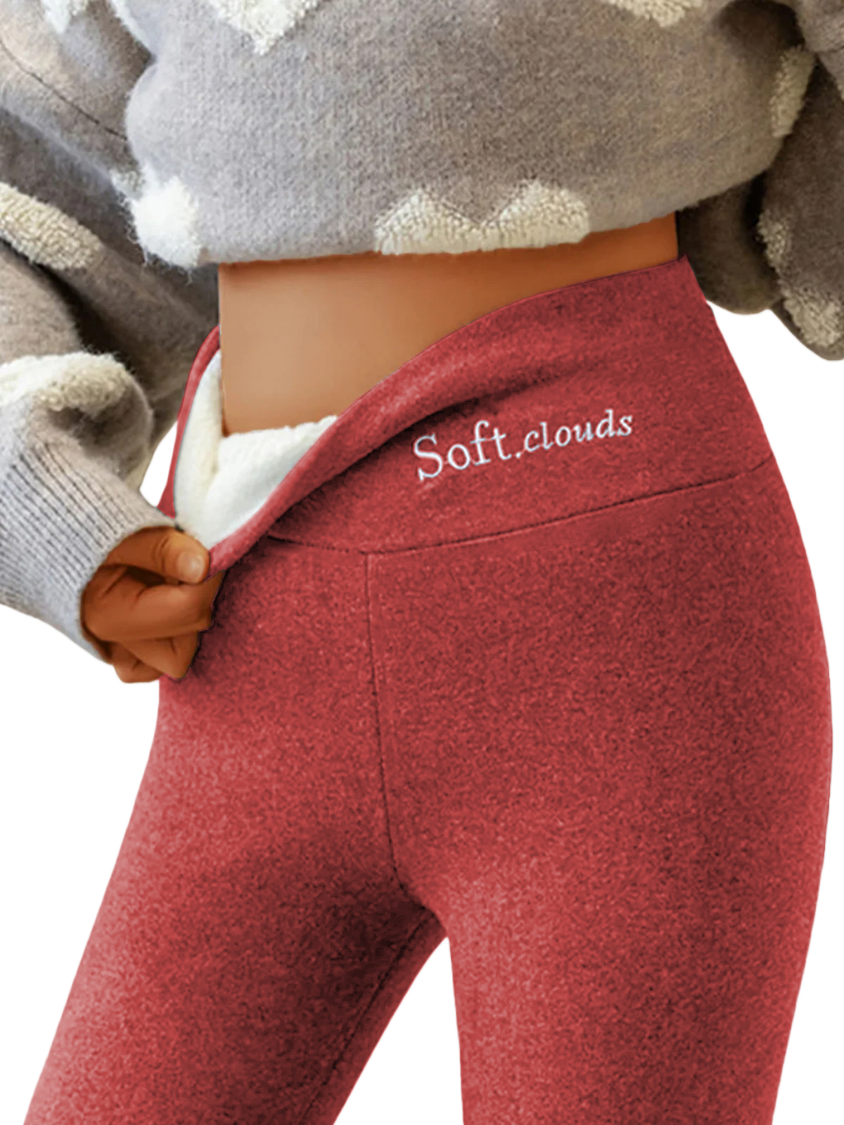 Frauen können von diesen gemütlichen Kaschmir-Leggings einfach nicht genug bekommen-deurabatt