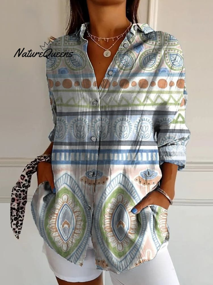 Stilvolle Bluse mit Blumenmuster
