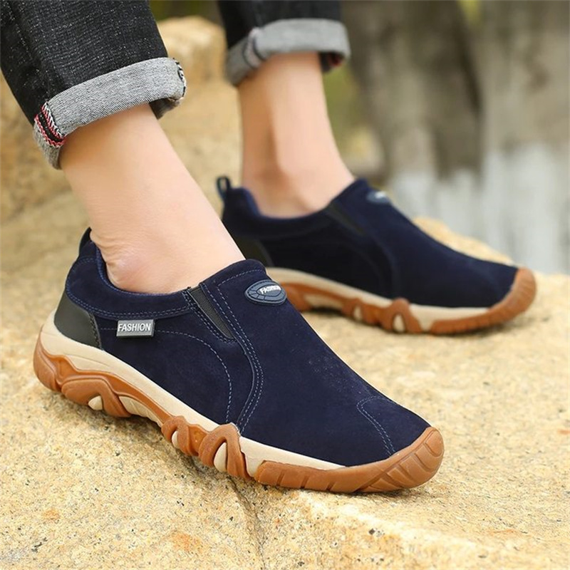 Bequeme, sichere, leichte orthopädische Wanderschuhe für Herren (Schnäppchen)-deurabatt