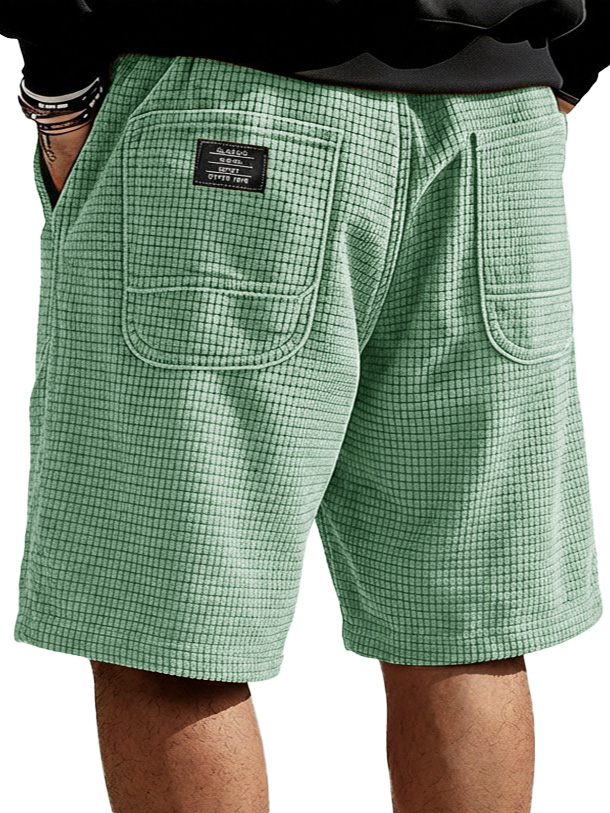 Modische Herren-Freizeitshorts mit zwei Taschen-ZierMode