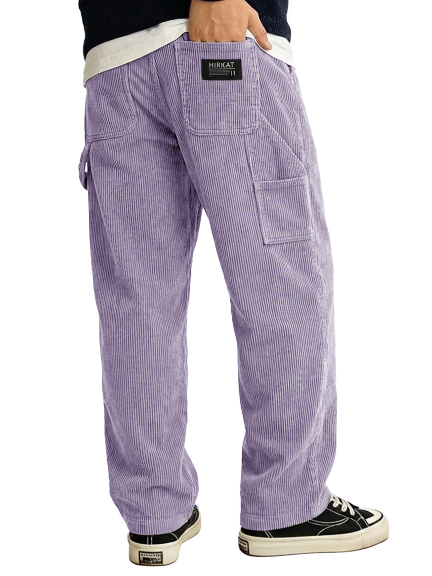 Lässige Herrenhose mit mehreren Taschen-deurabatt