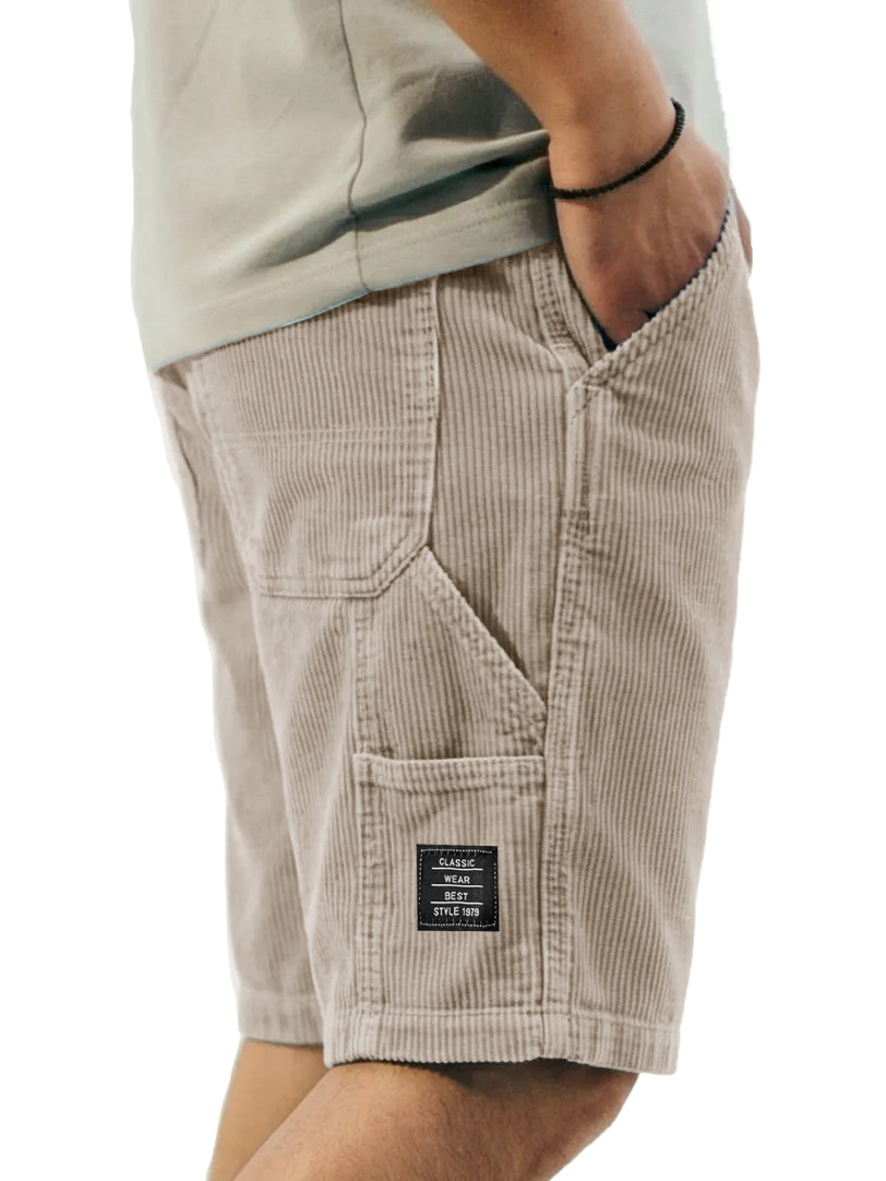 Herren modische lockere Cargo-Shorts mit mehreren Taschen-ZierMode