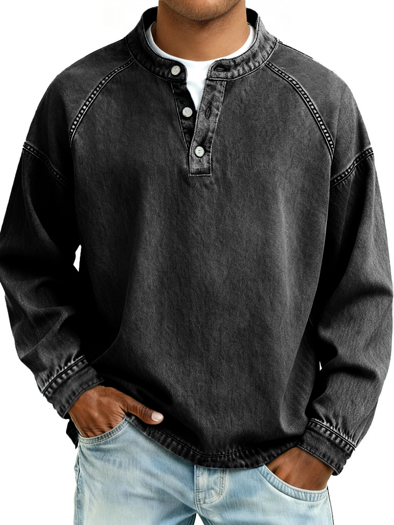 Men Can’t Get Enough of This Cozy Henley Shirt-deurabatt