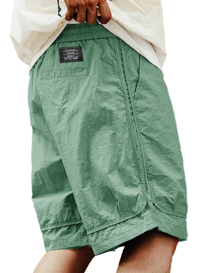 Herrenmode Retro Outdoor Arbeitskleidung Sport Besticktes Logo Taschen Shorts-ZierMode