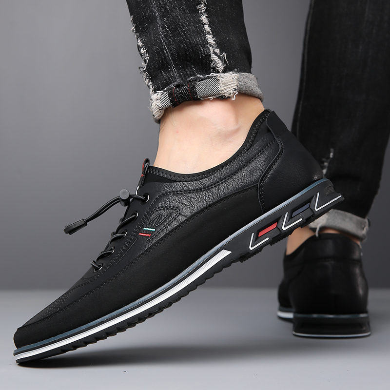 Herrenmode Kalbsleder Schuhe-deurabatt