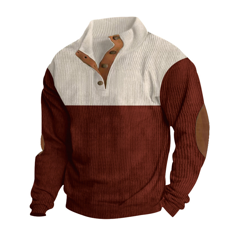 Herren warme, bequeme Western Cowboy Vintage Sweatshirts-deurabatt