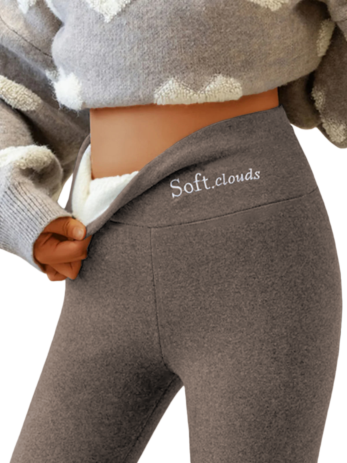 Frauen können von diesen gemütlichen Kaschmir-Leggings einfach nicht genug bekommen-deurabatt