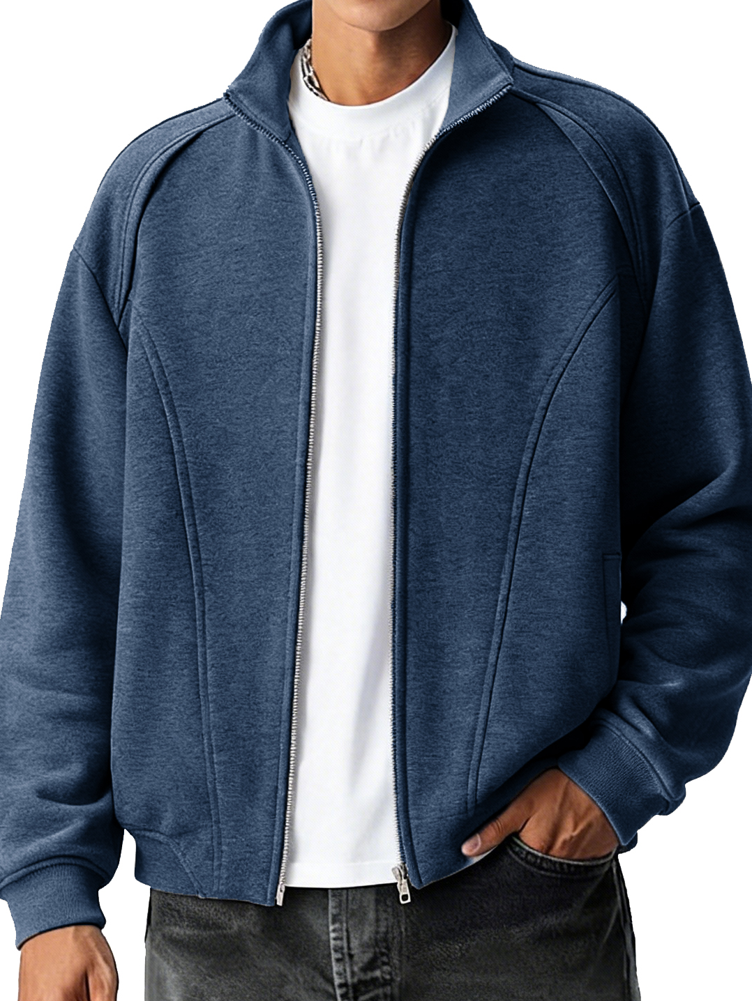 Herren modische lässige sportliche Langarmjacke-deurabatt