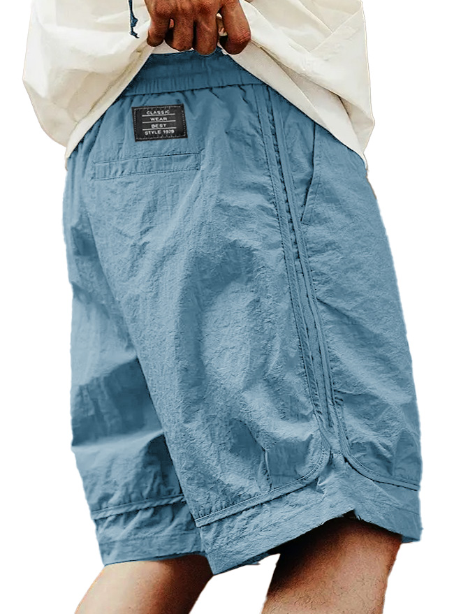 Herrenmode Retro Outdoor Arbeitskleidung Sport Besticktes Logo Taschen Shorts-ZierMode