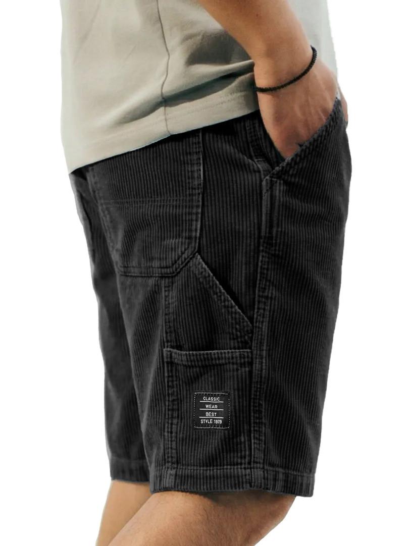 Herren modische lockere Cargo-Shorts mit mehreren Taschen-ZierMode
