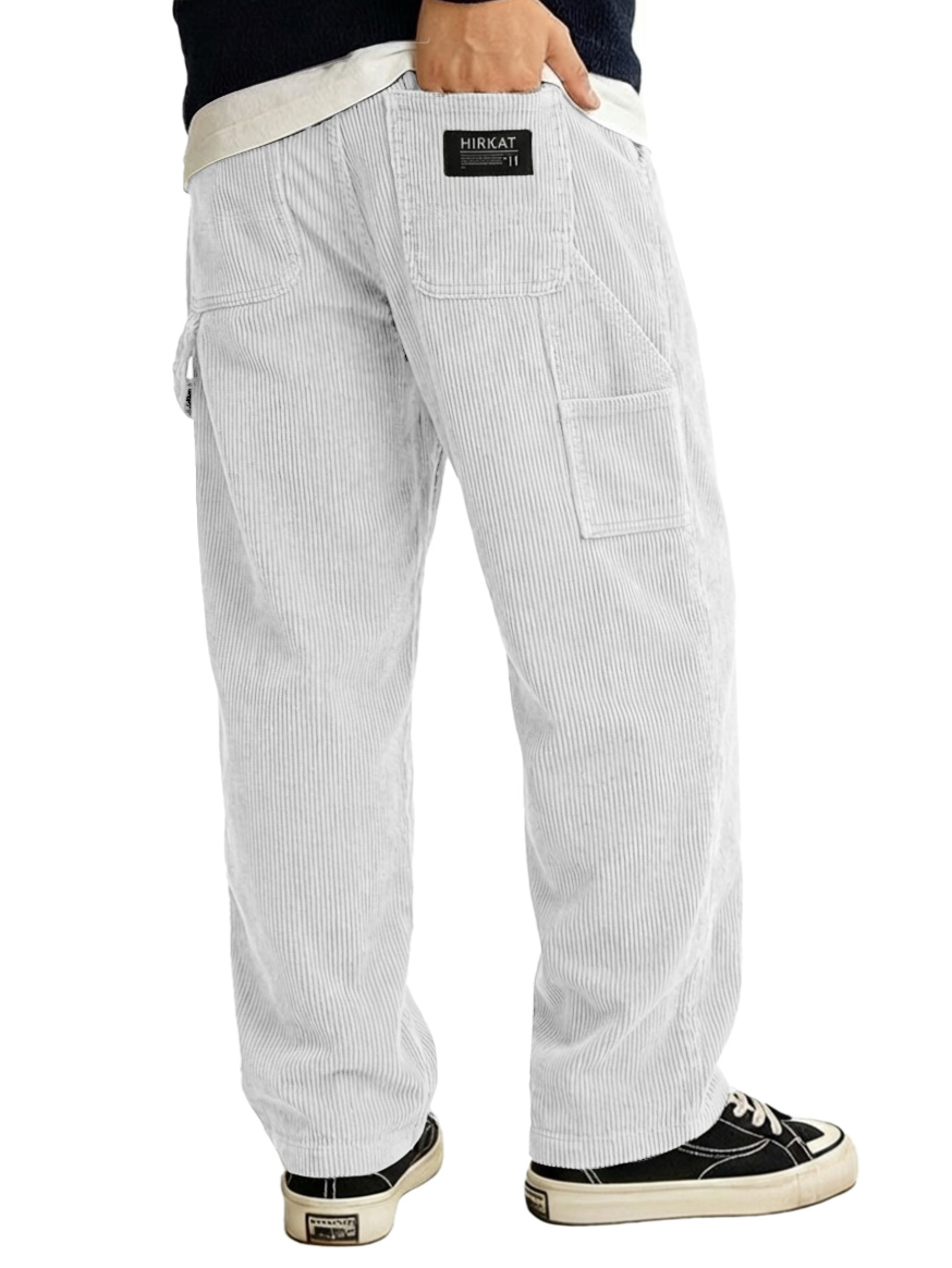 Lässige Herrenhose mit mehreren Taschen-deurabatt