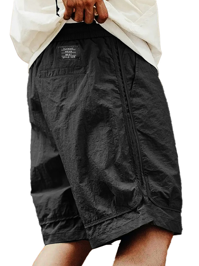 Herrenmode Retro Outdoor Arbeitskleidung Sport Besticktes Logo Taschen Shorts-ZierMode