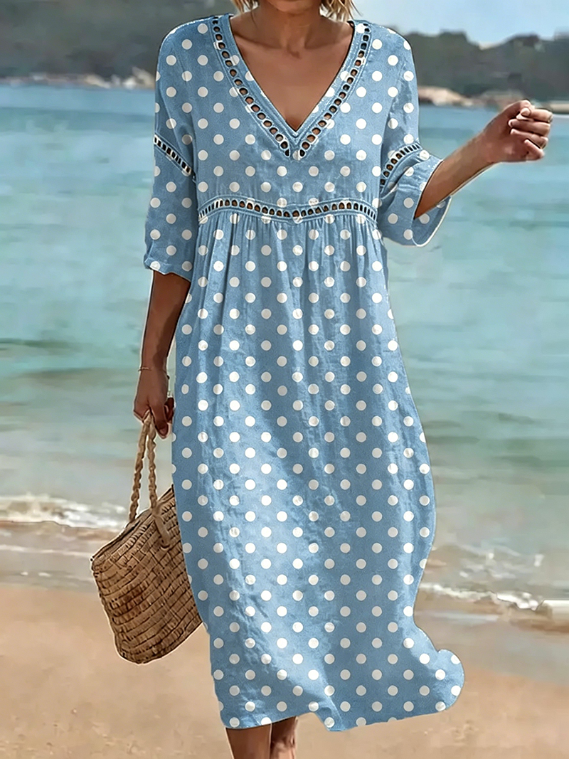 Women's Leisure Vacation Floral Dress