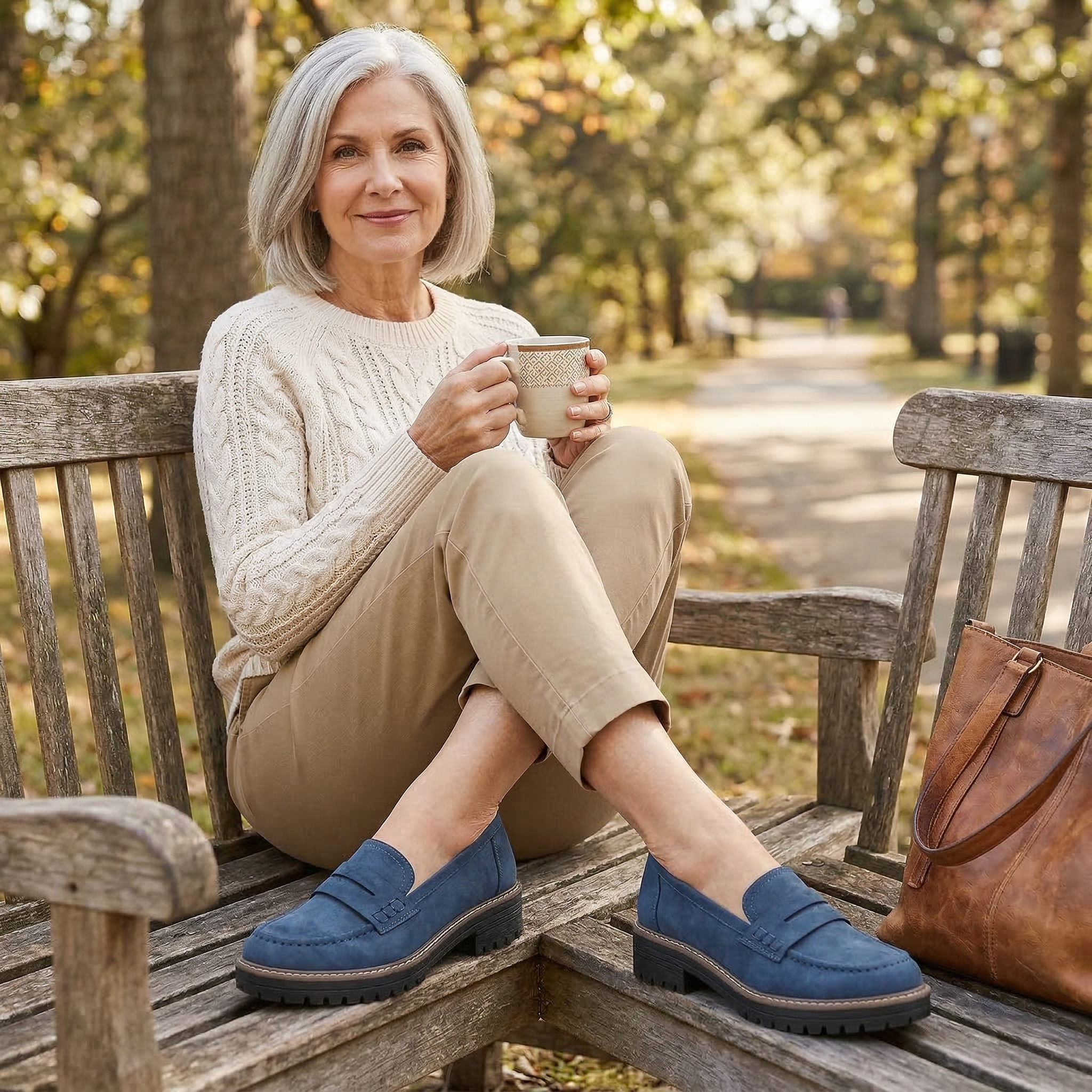 Walk on Clouds, Live Pain-Free: The Orthohealthwalk Orthopedic Platform Loafers-deurabatt