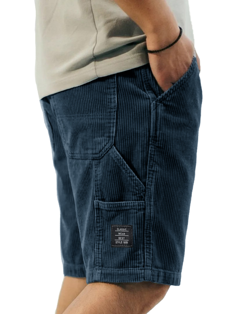 Herren modische lockere Cargo-Shorts mit mehreren Taschen-ZierMode