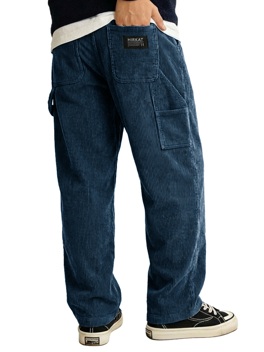 Lässige Herrenhose mit mehreren Taschen-deurabatt
