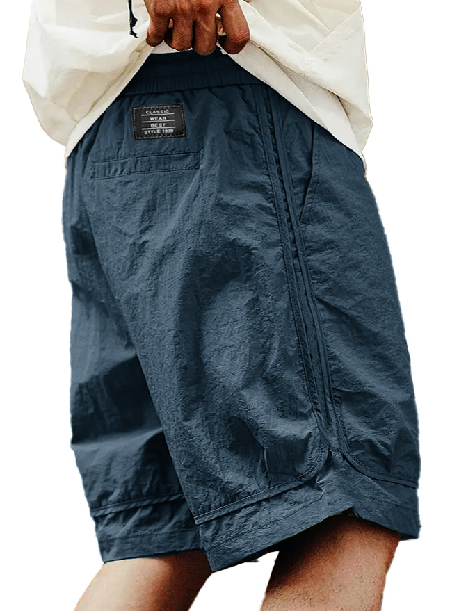 Herrenmode Retro Outdoor Arbeitskleidung Sport Besticktes Logo Taschen Shorts-ZierMode