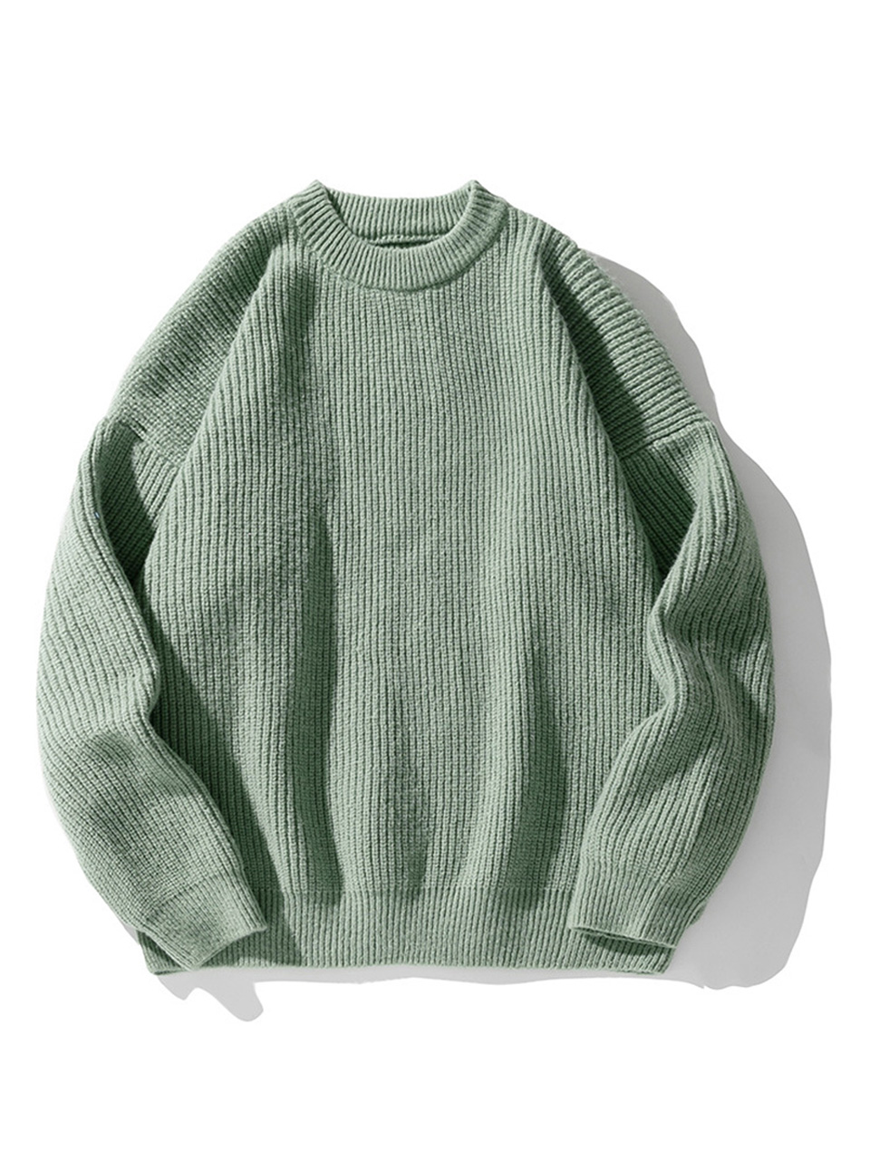 Einfacher und modischer Rundhals-Casual- und bequemer Pullover-deurabatt