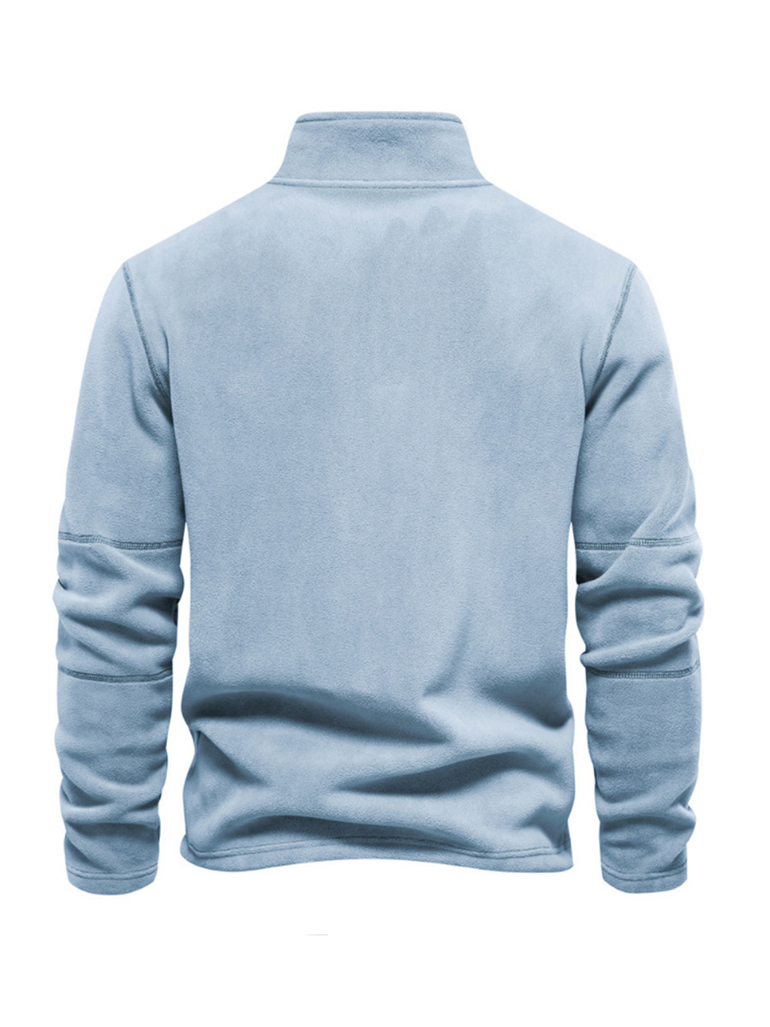 Herrenmode Polar Fleece Stehkragen Reißverschluss Freizeit Sweatshirt-deurabatt