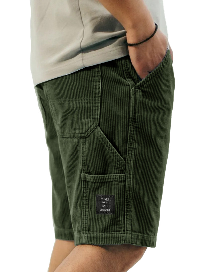 Herren modische lockere Cargo-Shorts mit mehreren Taschen-ZierMode