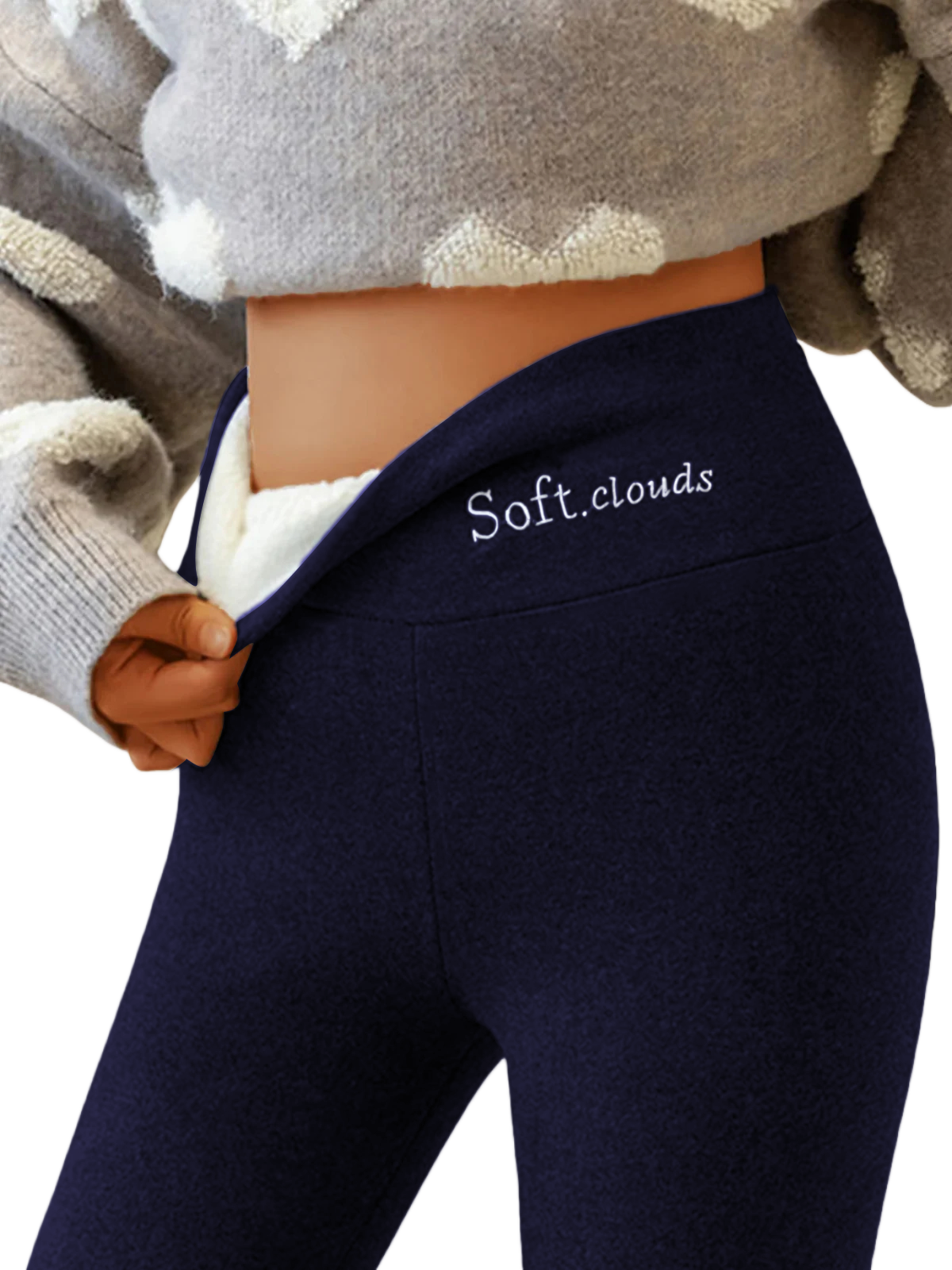 Frauen können von diesen gemütlichen Kaschmir-Leggings einfach nicht genug bekommen-deurabatt
