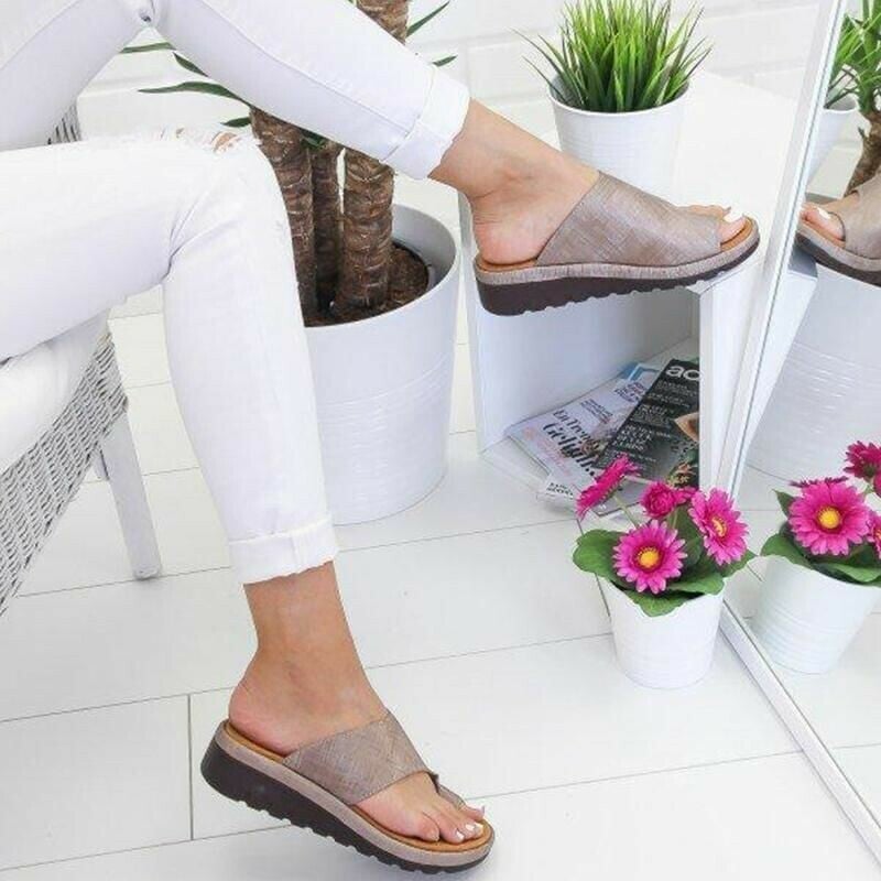 Bequeme Damen-Sandalen mit dicker Sohle-deurabatt