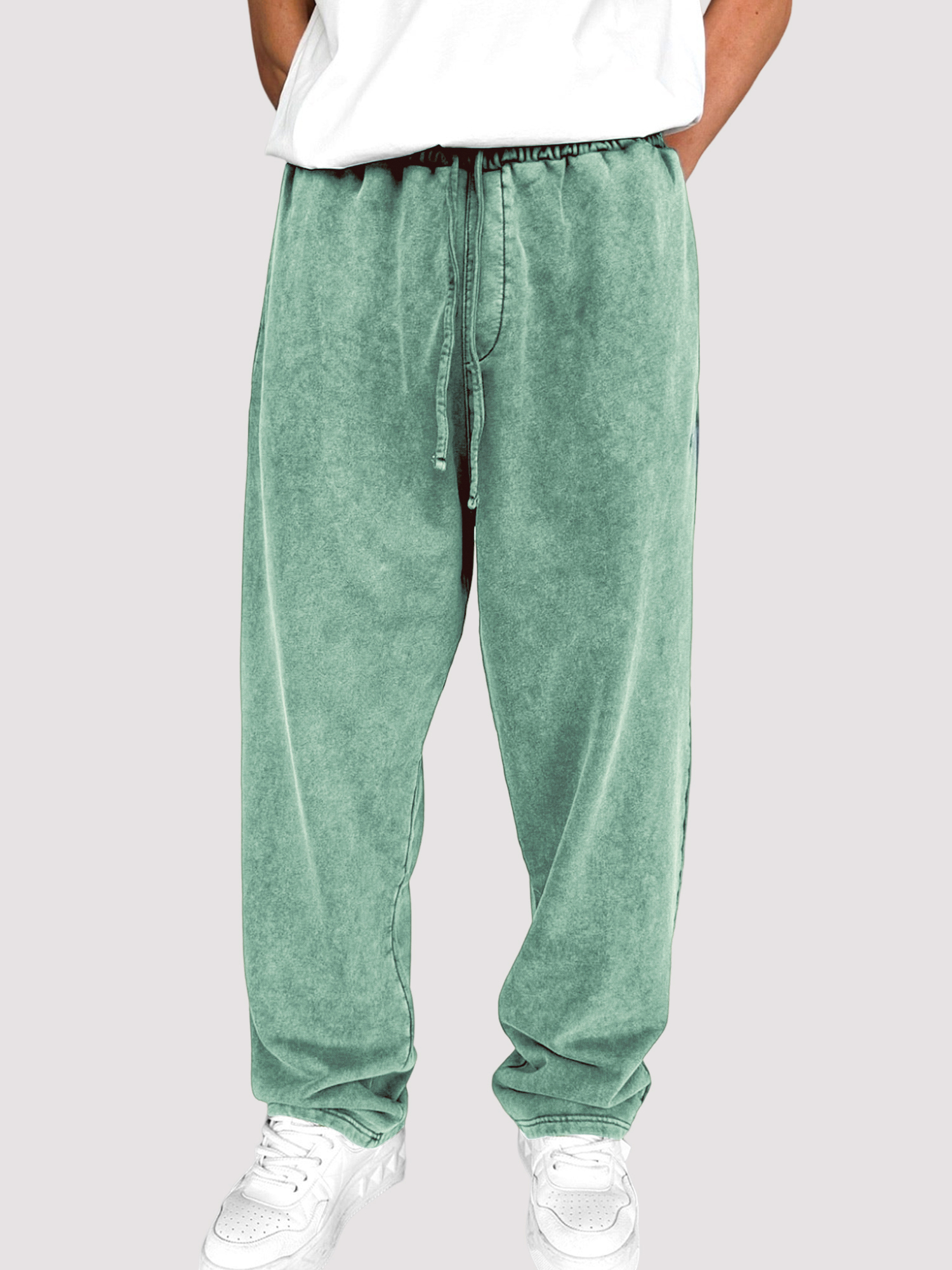Herren Vintage Gewaschen Textur Modische Bequeme Kordelzughose-deurabatt