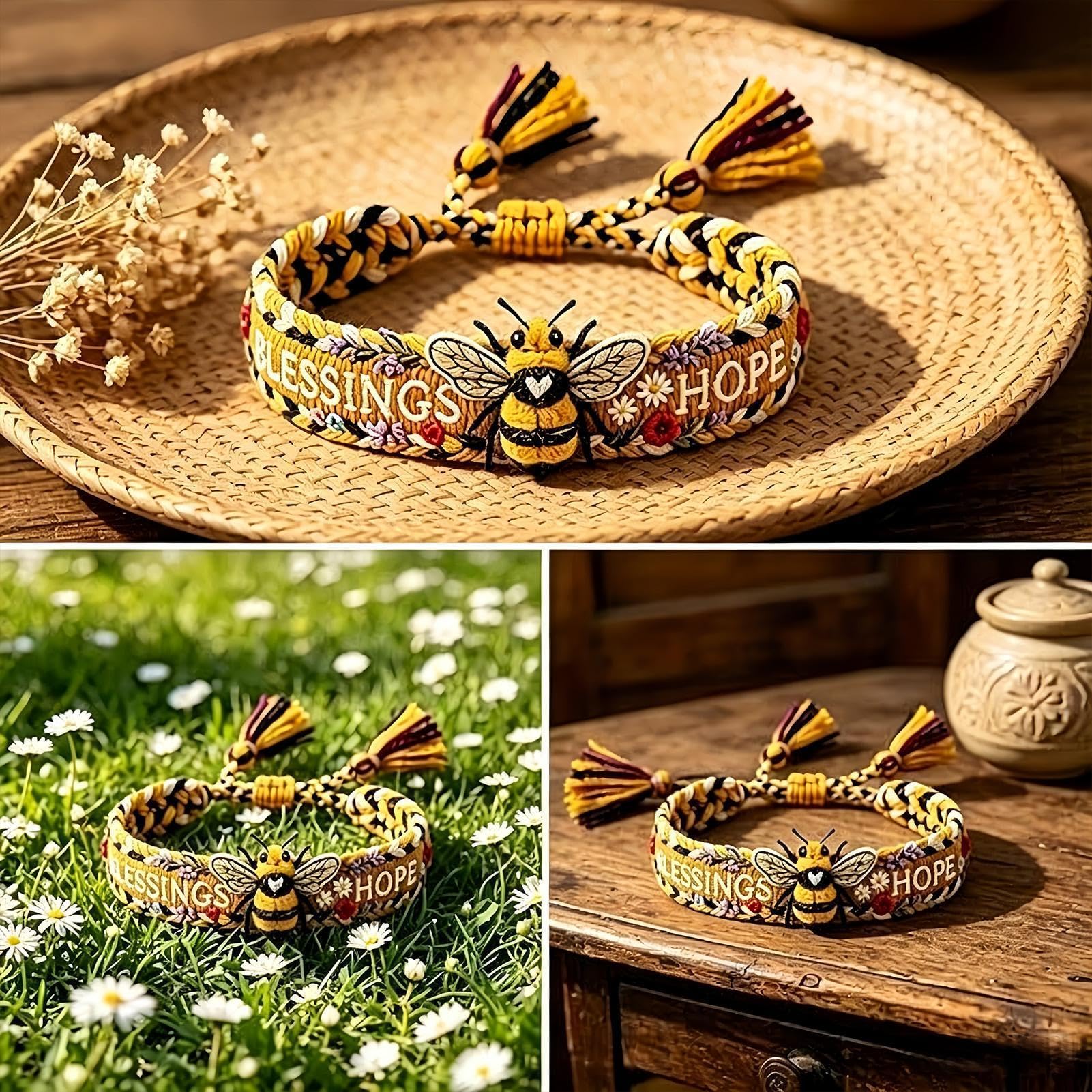 Weaving a bracelet