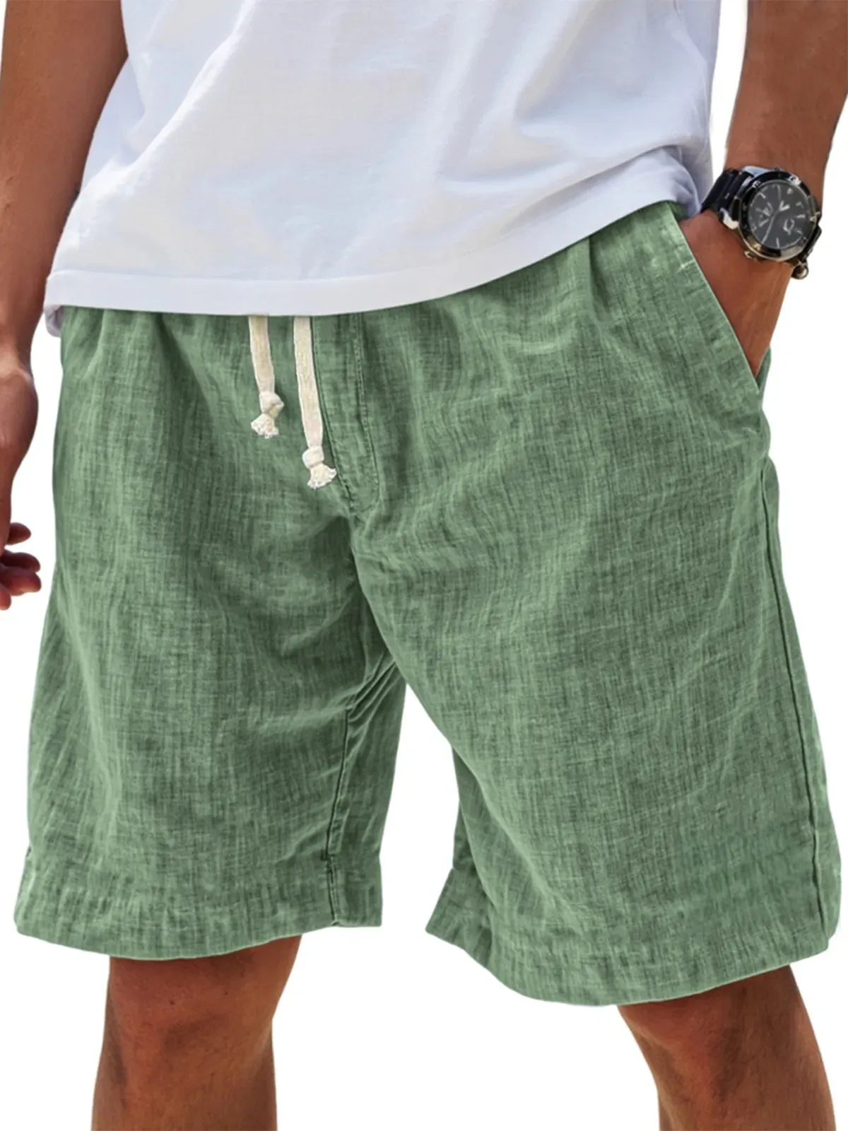 Männer können von diesen gemütlichen Leinen-Shorts nicht genug bekommen