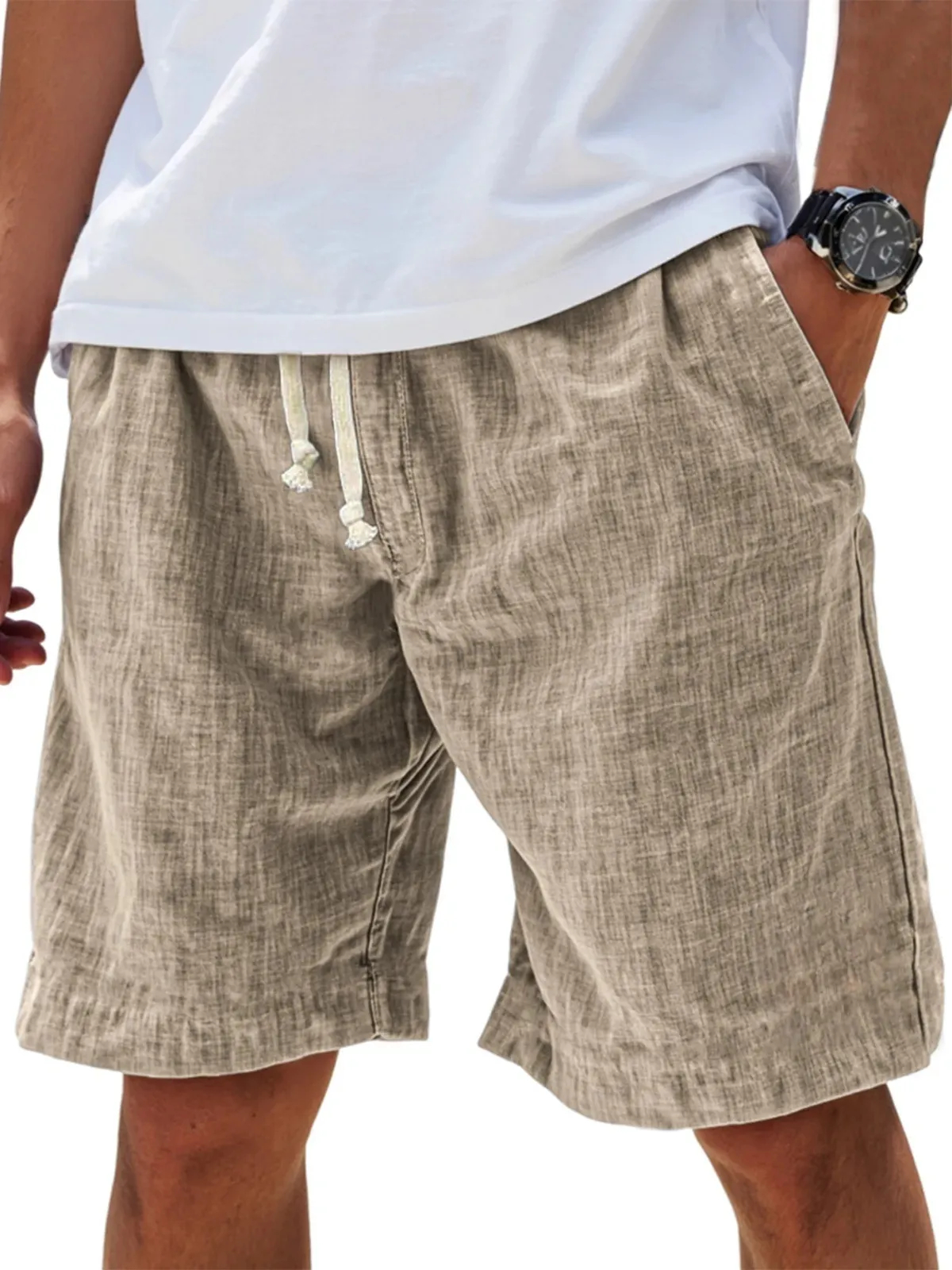 Männer können von diesen gemütlichen Leinen-Shorts nicht genug bekommen