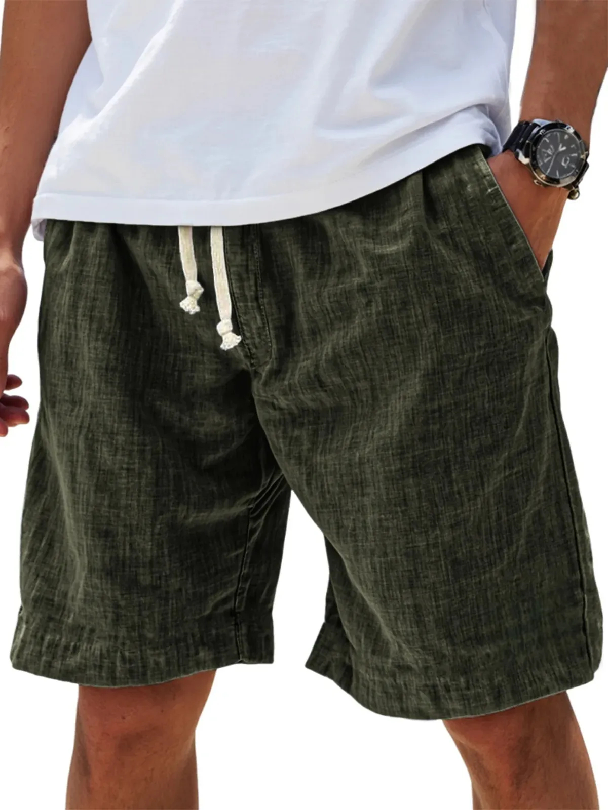 Männer können von diesen gemütlichen Leinen-Shorts nicht genug bekommen